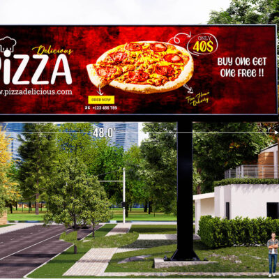 Double Sided 14'x48' Outdoor LED Billboard Sign 5K- 6mm Resolution