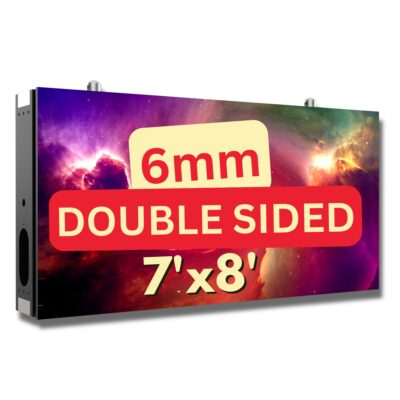 Double Sided 7'x8' Outdoor LED Business Sign 5K- 6mm Resolution