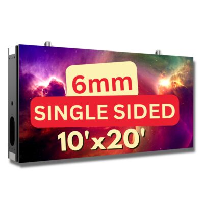Single Sided 10'x20' Outdoor LED Business Billboard Sign 5K- 6mm Resolution