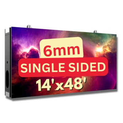 Single Sided 14'x48' Outdoor LED Business Billboard Sign 5K- 6mm Resolution